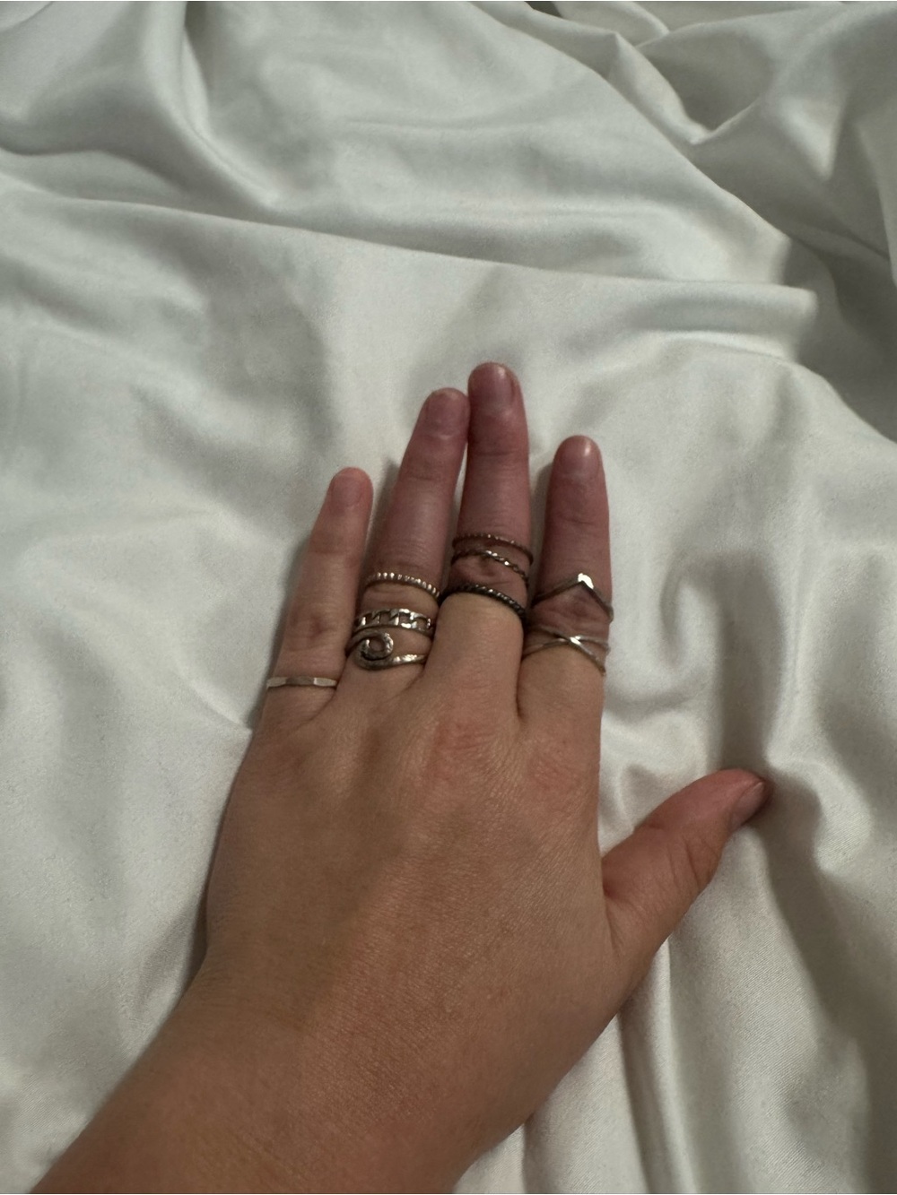Target Mixed Metal Stacking Rings - Silver & Gold